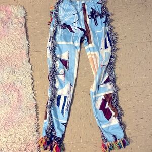 Colorful Patterned Women's Jeans